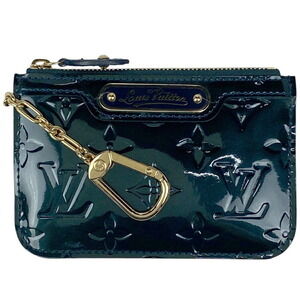 Louis Vuitton Monogram Vernis Patent Blue Nuit Wallet